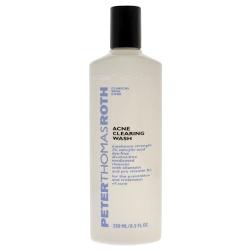 Peter Thomas Roth | Acne Clearing Wash | Maximum-Strength Salicylic Acid Face Wash, Clears Up and Helps Prevent Breakouts, 8.5 Fl Oz