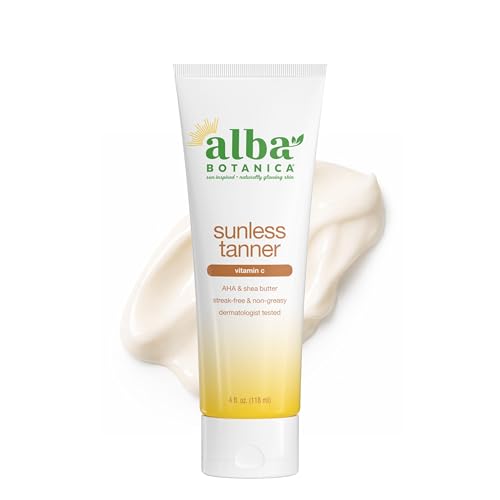 Alba Botanica Sunless Tanner Lotion 4 oz