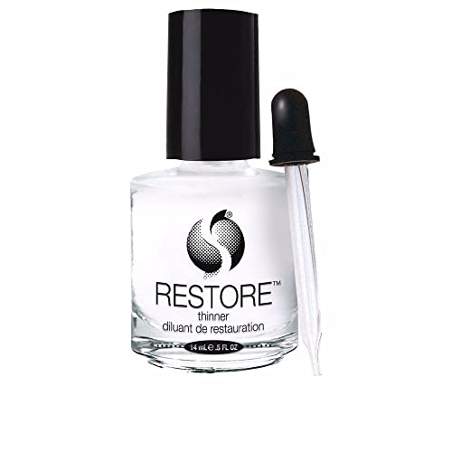 Seche Restore Nail Polish Thinner - Revives Thick Lacquer, 0.5 fl oz