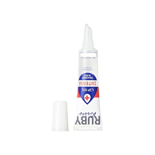 Ruby Kisses Hydrating Lip Oil Intense Treatment Gloss (2 Pack), Deep Hydrates & Heals with Natural Oils, Natural Shine Lip Care, Moisture, Repair & Protect with Antioxidants
