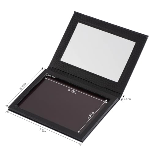 Allwon Magnetic Makeup Palette with Mirror - Empty