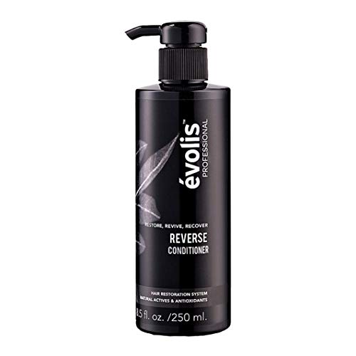 évolis REVERSE Conditioner - Stimulating Conditioner for Weak, Thinning Hair - Fortifying Keratin Protein Conditioner for Hair Growth - Color-Safe Sulfate Free (8.5 Fl Oz)