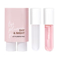 2PCS Lip Plumper Set, Day and Night Use, Lip Moisturizing, Lip Care,No Chapped, Lip Enhancer for Fuller, Hydrating, Lip Gloss