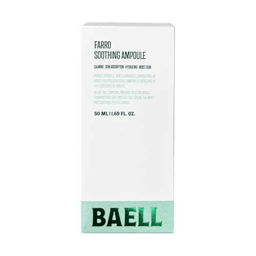 Farro Enzyme Skincare Soothing Ampoule 50ml / 1.69oz for Anti-Aging, soothing & moisturizing Serum with Italian Farro Base Skincare