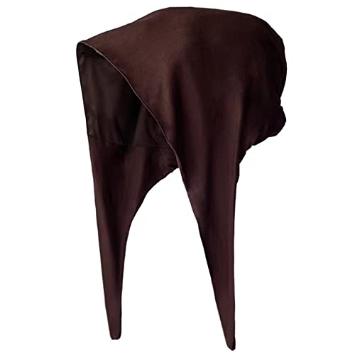 Silk Satin Sleep Bonnet for Curly Hair - Adjustable Night Cap & Beanie