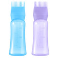 Hair Oil Applicator Bottle 6 OZ with Comb, 2 Pack
