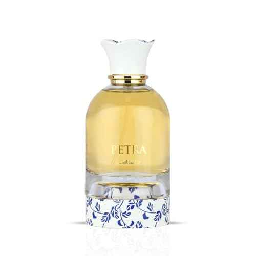Lattafa Petra Eau de Parfum Spray for Women - 100ml (3.4 Oz) | Tropical, Floral, Fruity & Sweet Fragrance | Long-Lasting Luxury Perfume