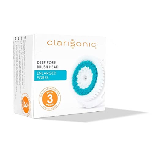 Clarisonic Deep Pore Facial Cleansing Brush Head Replacement 2-Pack
