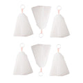 6 Pack Facial Cleanser Foaming Net Exfoliating Mesh Sponge