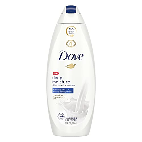 Dove Body Wash For Dry Skin Deep Moisture Moisturizing Skin Cleanser with 24hr Renewing MicroMoisture Nourishes The Driest Skin 20 oz