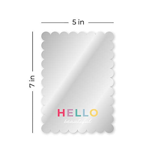 Hello Beautiful Magnetic Locker Mirror 4.75" x 6.75"