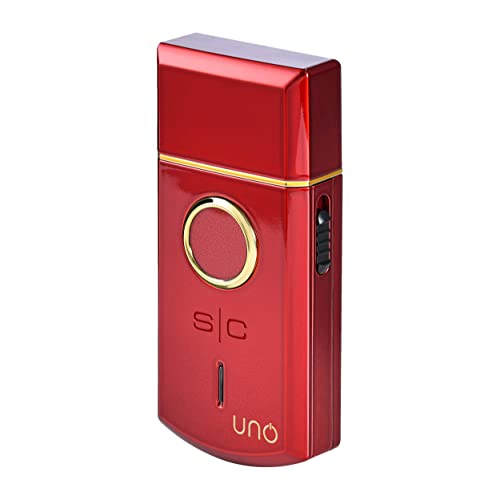 StyleCraft Uno Mini Single Foil Shaver USB Rechargeable Travel Size Red