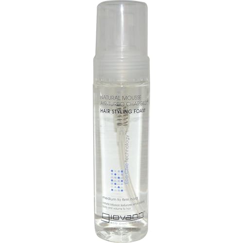 Giovanni Hair Styling Foam Natural Mousse - Air Turbo Charged, 7 Ounce - 6 per case.