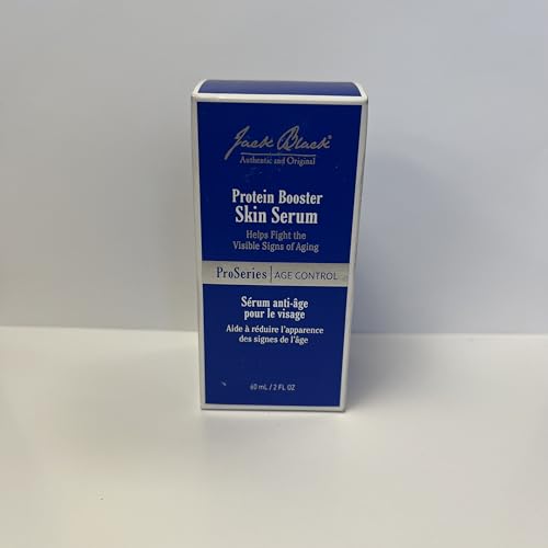 Jack Black Protein Booster Skin Serum, ProSeries Age Control - Anti Aging Serum for Men, Mens Face Serum, Face Serum for Men, Peptide and Antioxidant Serum for Face, Skin Care for Men, Mens Skincare