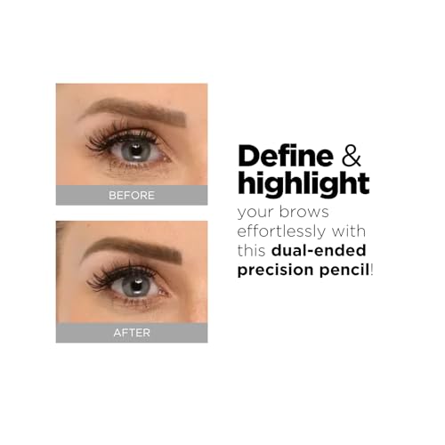 Klasme Eyebrow Duo Pencil – 2-in-1 Fill & Highlight