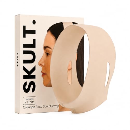 SKULT Collagen Face Sculpt Wrap - Reusable Chin Strap for Jawline