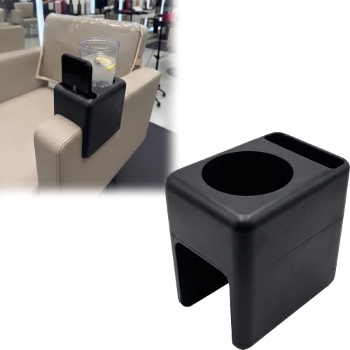 Salon Chair Armrest Organizer with Cup & Phone Holder