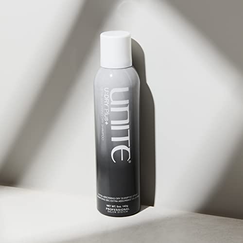 UNITE Hair ? U:DRY Plus+ ? Extra-Absorbing Dry Shampoo to Deep Clean Roots & Control Excess Oil ? Lightweight, Residue-Free Finish ? 6.7 Oz