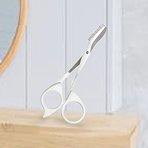 Seki Edge Eyebrow Scissors Comb (SS-605) Stainless Steel