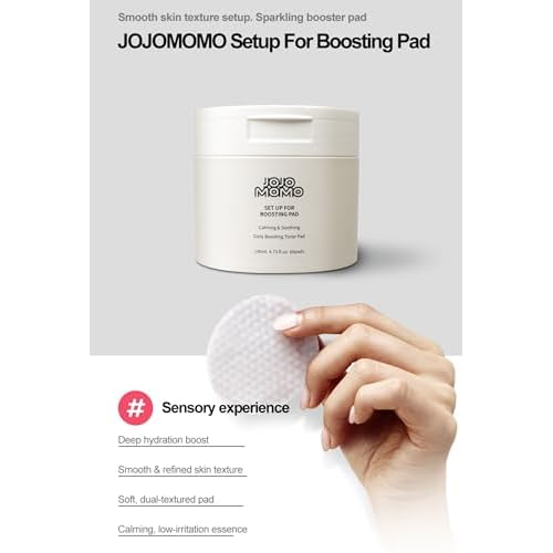 Toner Pad, 60 Pads | Clarifying & Hydrating Facial Pads for Women | Pre-Makeup Skin Prep, Pore Care, Skin Cleaning Wipe, K-Beauty, Made in Korea.