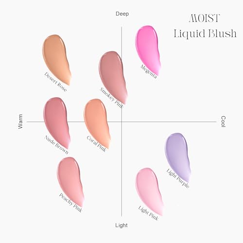 KYDA Liquid Blush – Dewy Buildable Cheek Color, Desert Rose