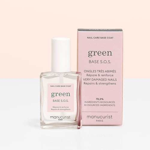 Manucurist S.O.S. Strengthening Base Coat - Repairing Nail Care (0.5 fl oz)