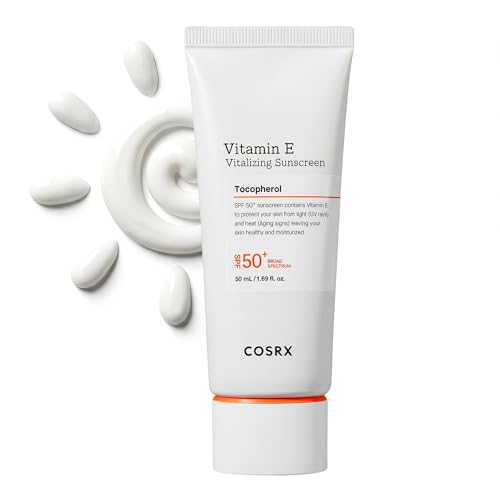 COSRX Vitamin E Sunscreen SPF 50 - Lightweight, No White Cast