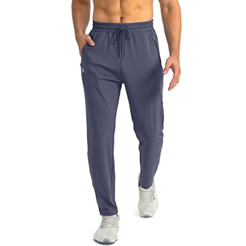 G Gradual Men's Sweatpants with Zipper Pockets Tapered Joggers for Men Athletic Pants for Workout, Jogging, Running