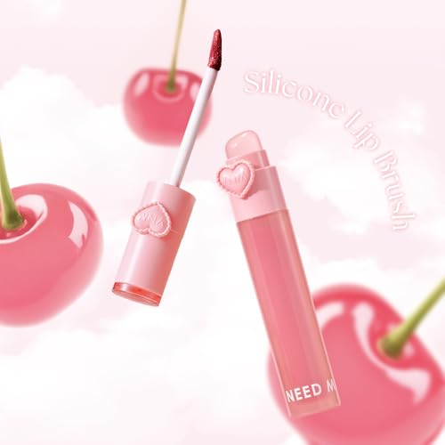 YNM Heart Jelling Tint, PAPAYA JELLING, Silicone Lip Brush Included, K-Beauty, Non-Sticky, Moisturizing, Smudge-Proof, Korean Lip Tint, Long-Lasting, Vivid Color, 0.09 oz