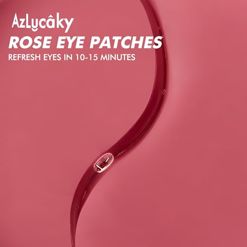 Rose Eye Patches for Puffy Eyes & Dark Circles - 40 Pairs