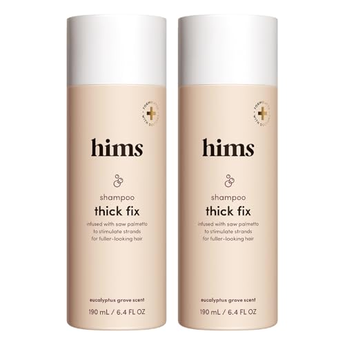 HIMS Thick Fix Shampoo with Saw Palmetto - 2 Pack, Eucalyptus Scent