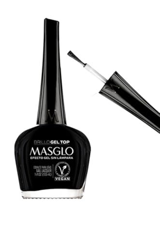 MASGLO Tradicional Nail Polish Set | 4 0.5 oz Bottles with Base & Top Coats
