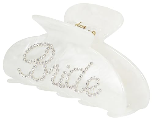 Bride Hair Claw Clip for Wedding, Bachelorette & Bridal Gifts