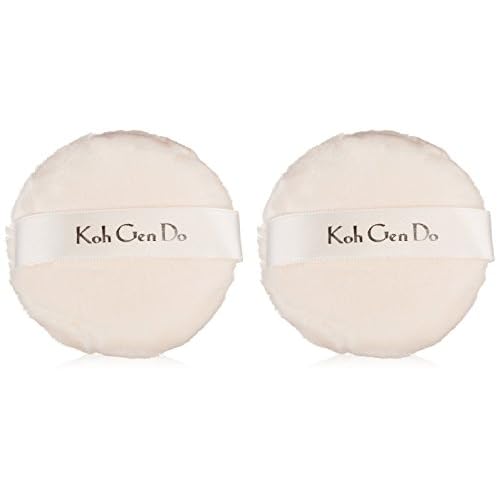 Koh Gen Do Face Powder Puffs With Case ,2 Count (Pack of 1)
