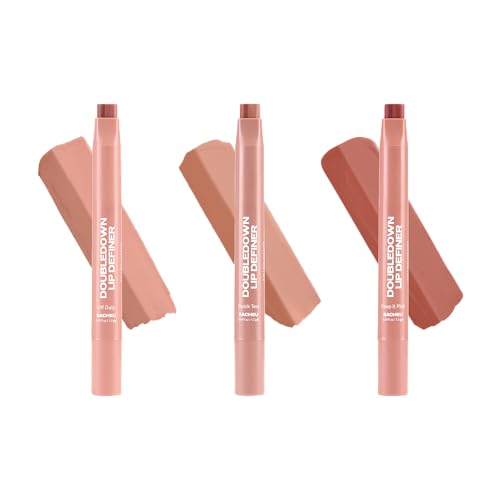 Sacheu DoubleDown Lip Definer Bundle – 3-Piece Satin Set