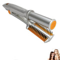 2-in-1 Rotating Curling Iron & Hair Straightener - Portable Styling Tool