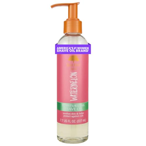 Tree Hut Moisturizing Shave Oil Watermelon,7.7 fl oz,Gel-to-Oil Formula,(Pack of 2)