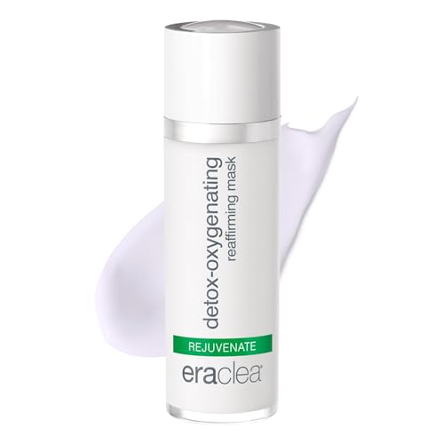 eraclea Detox-Oxygenating Reaffirming Mask with Hyaluronic Acid - Hydrates Skin & Cleanses Pores, Anti-Aging Facial Mask for All Skin Types (1 fl oz)