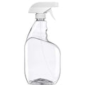 Reusable 26 Oz Spray Bottle - Heavy Duty Clear PET Plastic