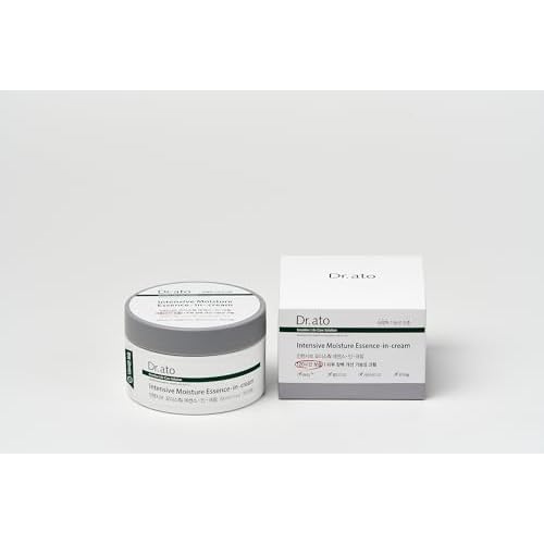 Dr.ato Intensive Moisturizing Skin Cream for Body and Face, Hydrating Dry and Sensitive Skin, Long-Lasting Relief, Fragrance-Free, Nourishing Moisturizer, Korean Skincare (6.76 Fl Oz)