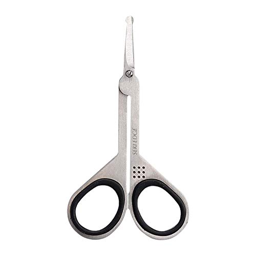 Seki EDGE Nostril & Nose Hair Scissors SS-908 – Stainless Steel, 1 Count