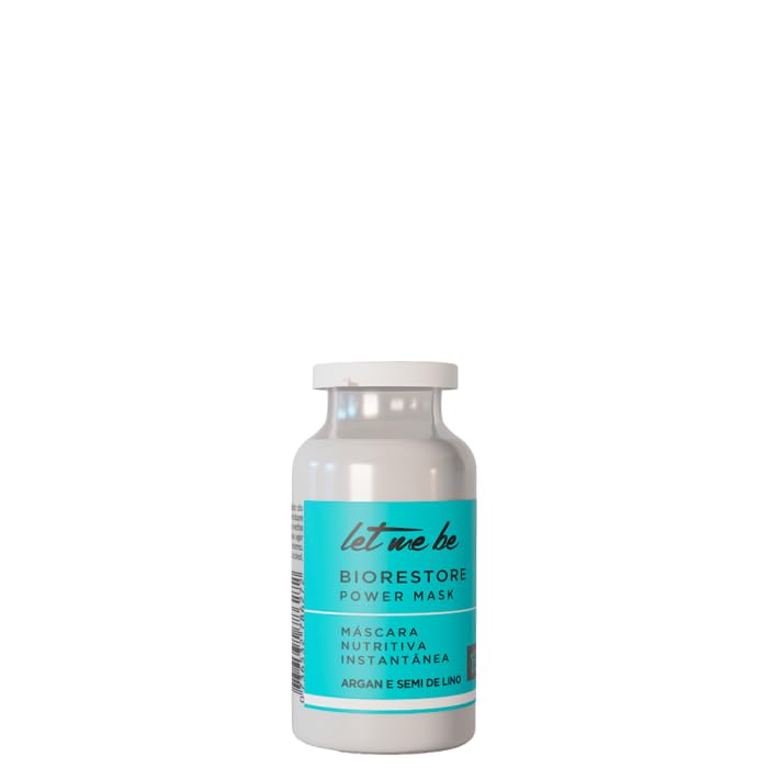 Let Me Be Ampola Biorestore Power Mask 15ml Hair Treatment with Argan & Flaxseed Oils