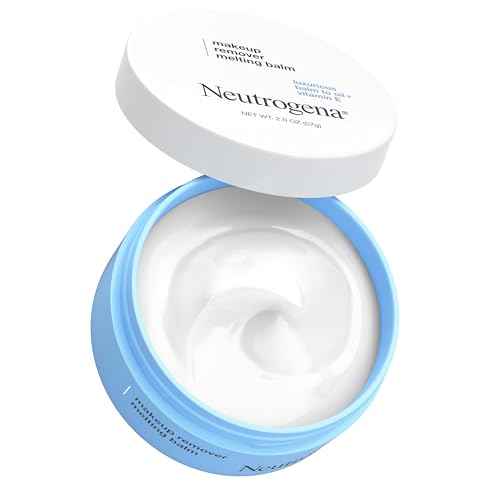 Neutrogena Makeup Remover Melting Balm to Oil with Vitamin E, Gentle and Nourishing Cleansing Balm for Eyes, Lips, or Face, Travel-Friendly for On-the-Go, 2.0 oz
