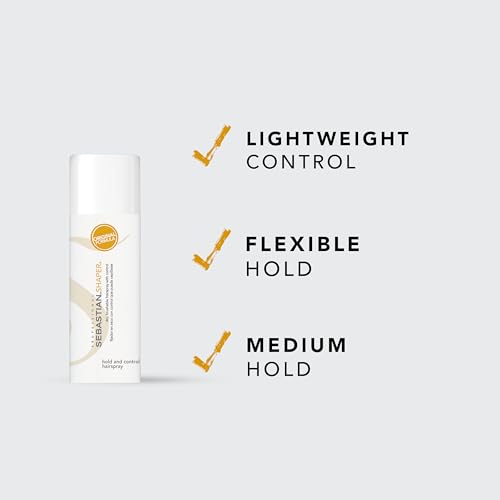 Sebastian Professional Shaper Classic Hairspray | Flexible to Medium Hold | Brushable & Versatile Styling Control | For All Hair Types