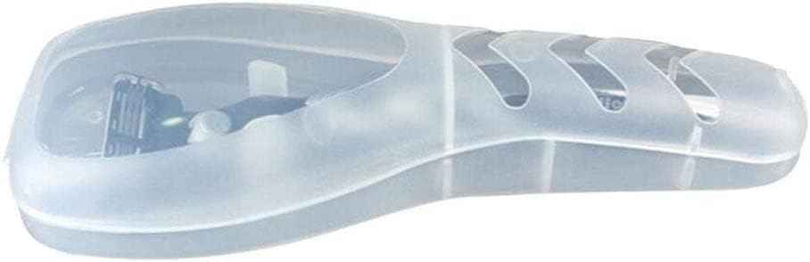 Kryoflare Transparent Portable Travel Razor Case, Transparent Plastic Storage Box, Electric Shaver Protector Container, Portable Organizerv Men's Electric Shaver Accessories