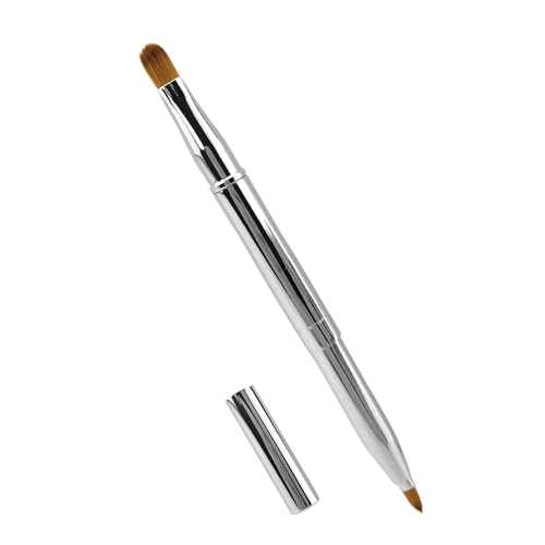 Retractable Lip Makeup Brush Double-Ended Cosmetic Tool