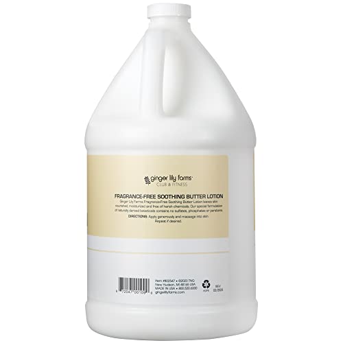 Ginger Lily Farms Club & Fitness Hand Soap + Butter Lotion Bundle, Fragrance Free