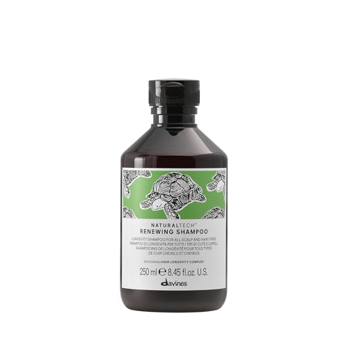 Davines Naturaltech Renewing Shampoo - Anti-Aging for All Hair Types, 8.45 Fl Oz