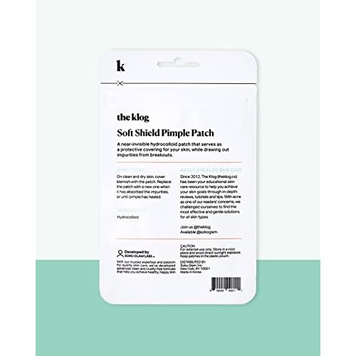 The Klog Soft Shield Pimple Patch, 2 Patch Sizes, Pack of 3 (126 Patches)