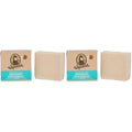 Dr. Squatch All Natural Bar Soap for Men with Light Grit, Coconut Castaway 5 Ounce (Pack of 2) 0.02 pounds